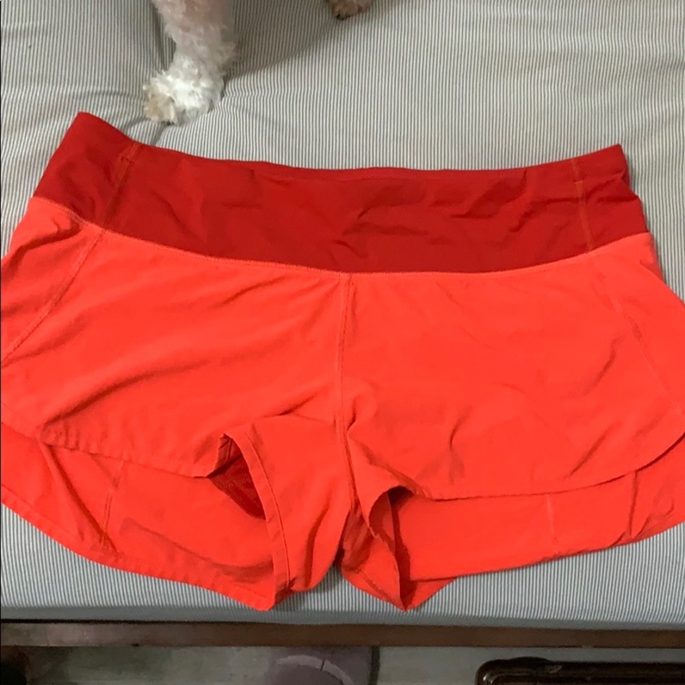 Lululemon speed shorts 8